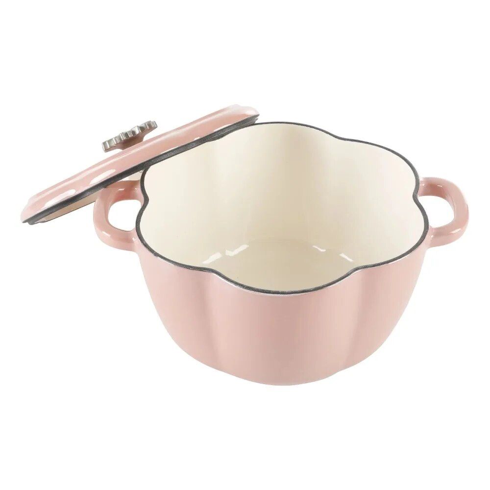 Charming Pink Floral 3-Quart Dutch Oven