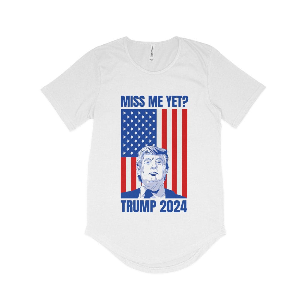 Men's Donald J Trump T-Shirt with Curved Hem