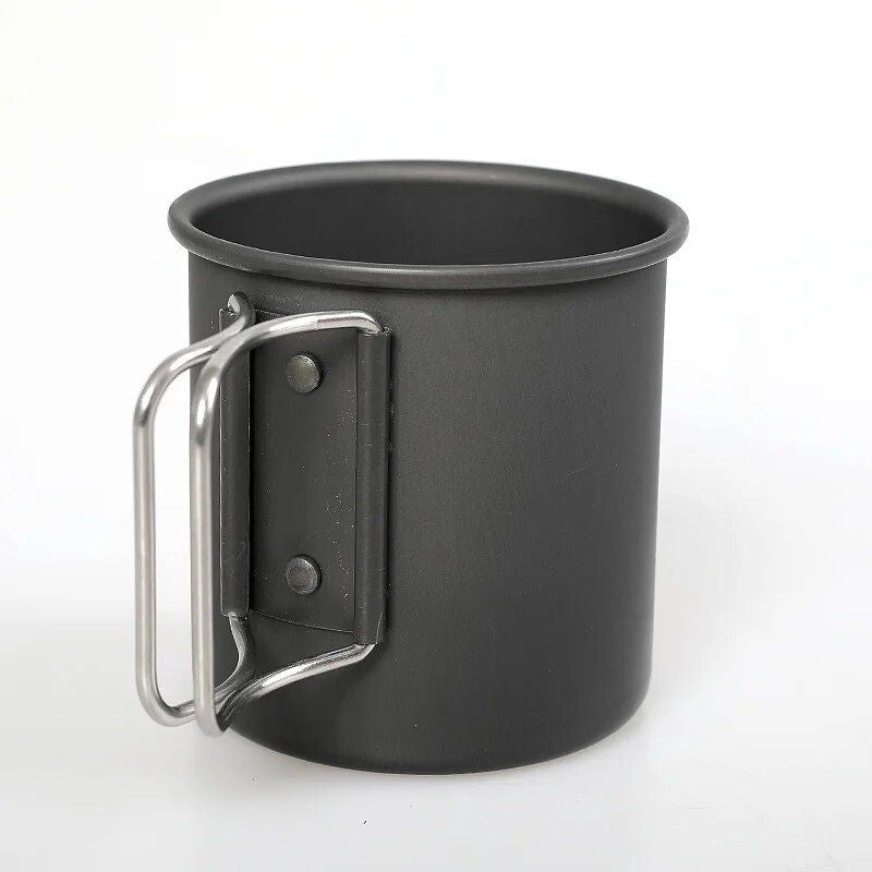 Lightweight Aluminum Camping Mug - 300ml Portable Outdoor Cup for Hiking & Picnic