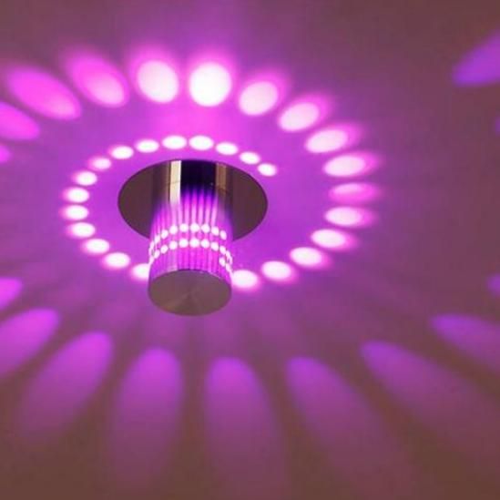 Colorful Spiral LED Wall Lamp