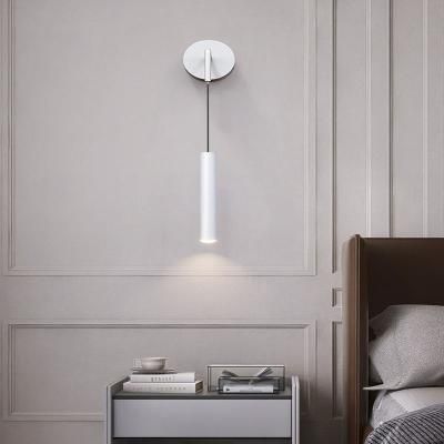 Modern Nordic Walnut Wooden Wall Lamp