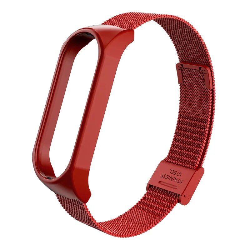 Luxury Milanese Stainless Steel Strap for Mi Band 3/4/5/6