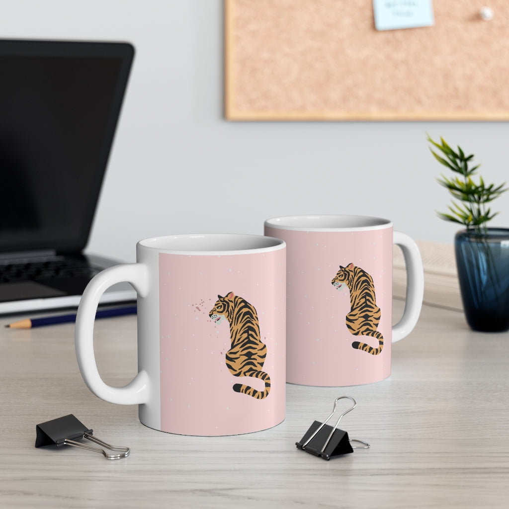 Pink Leopard Mug