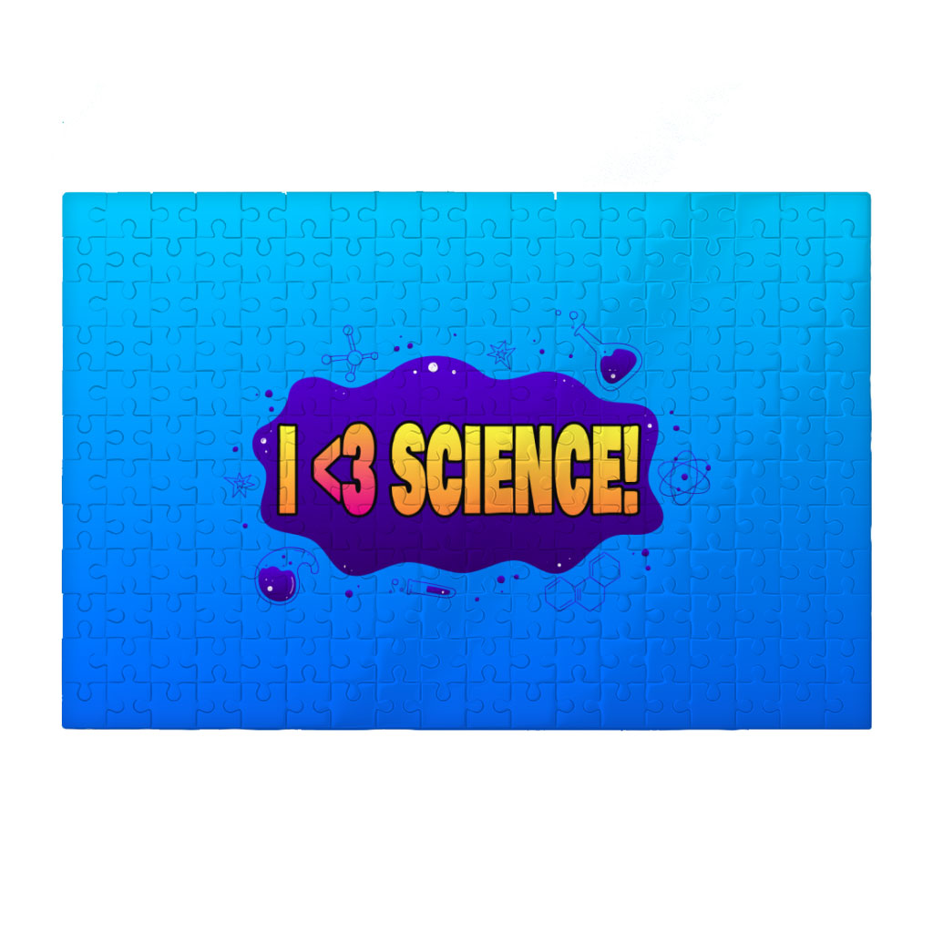 I Love Science Puzzles - Graphic Jigsaw Puzzle - Cool Puzzles