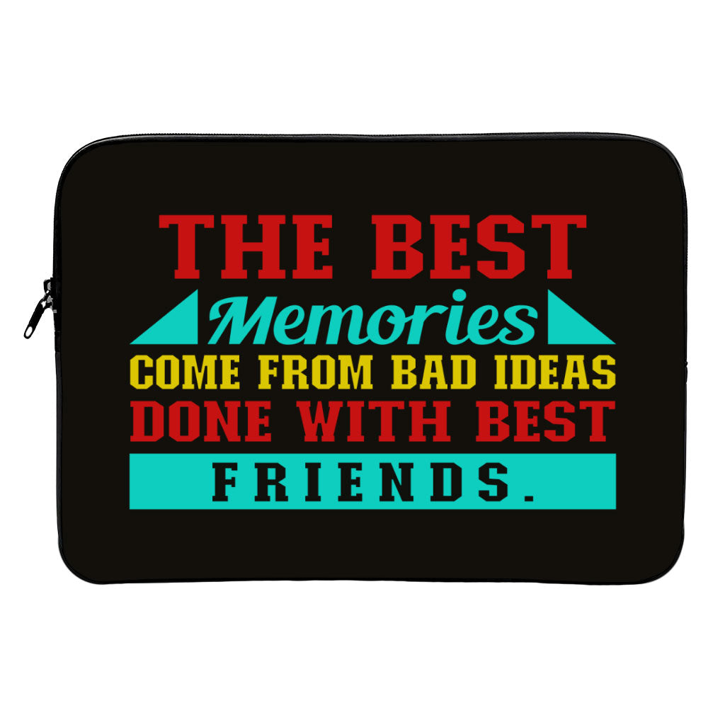 Best Friend Quotes MacBook Air 14" Sleeve - Funny Design Laptop Sleeve - Graphic MacBook Sleeve