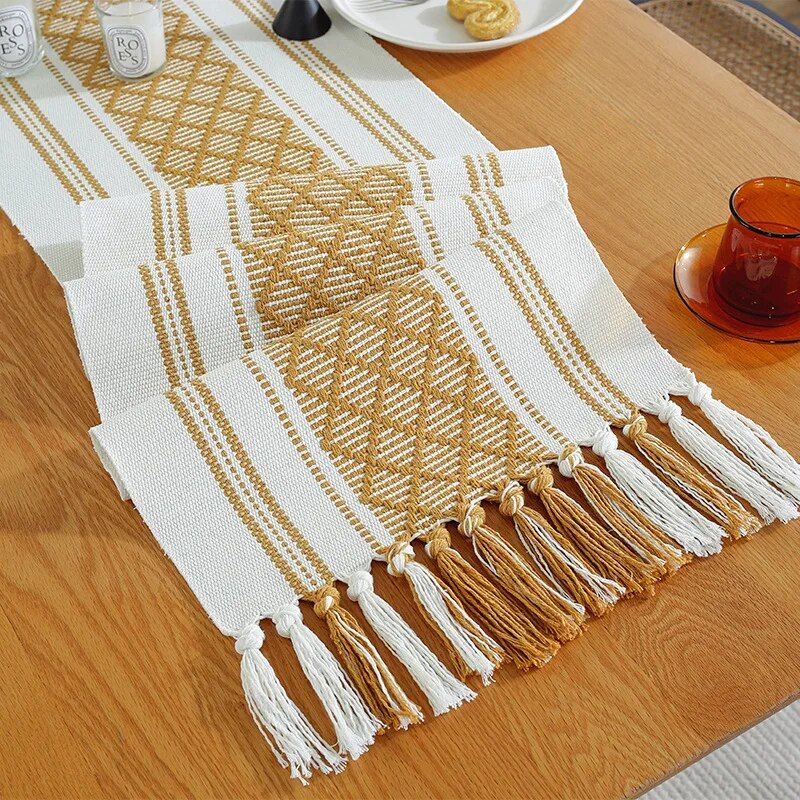 Geometric Nordic Table Runner