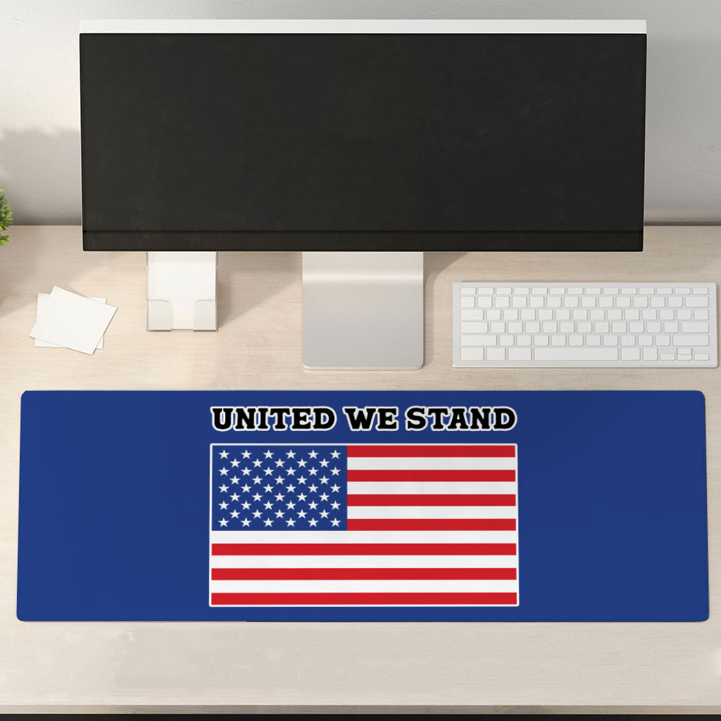 USA Flag Desk Mat - Patriotic Desk Pad - Trendy Laptop Desk Mat