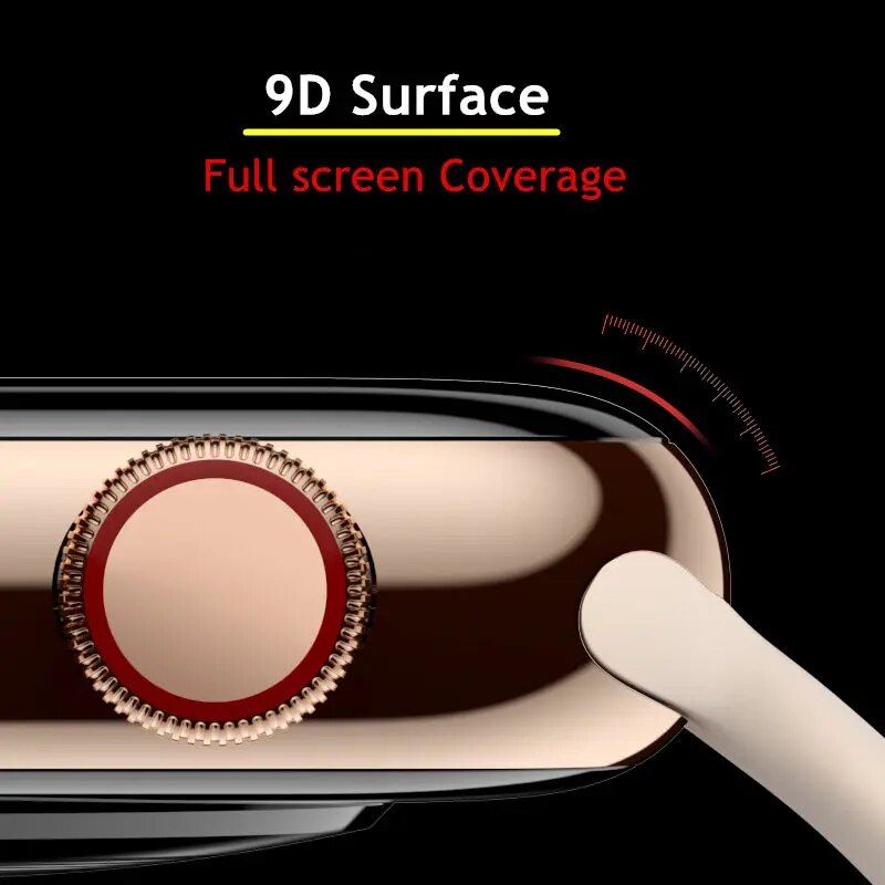 9D HD Soft Film Screen Protector for Apple Watch Series (38mm to 45mm) - Not Tempered Glass