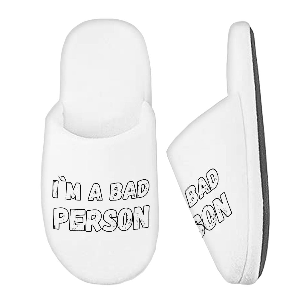 Sarcastic Memory Foam Slippers - Cool Slippers - Themed Slippers