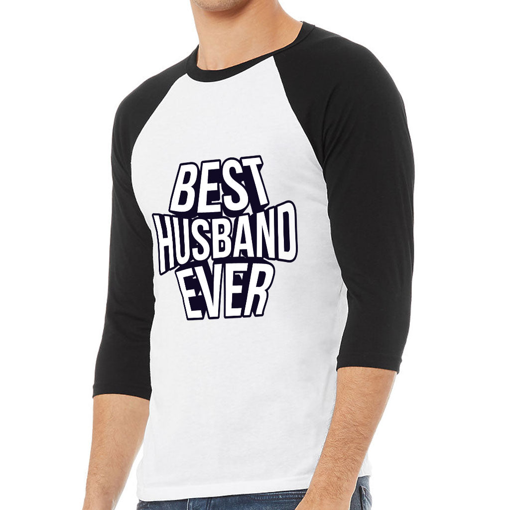 Best Husband Ever Baseball T-Shirt - Best Design T-Shirt - Cool Baseball Tee