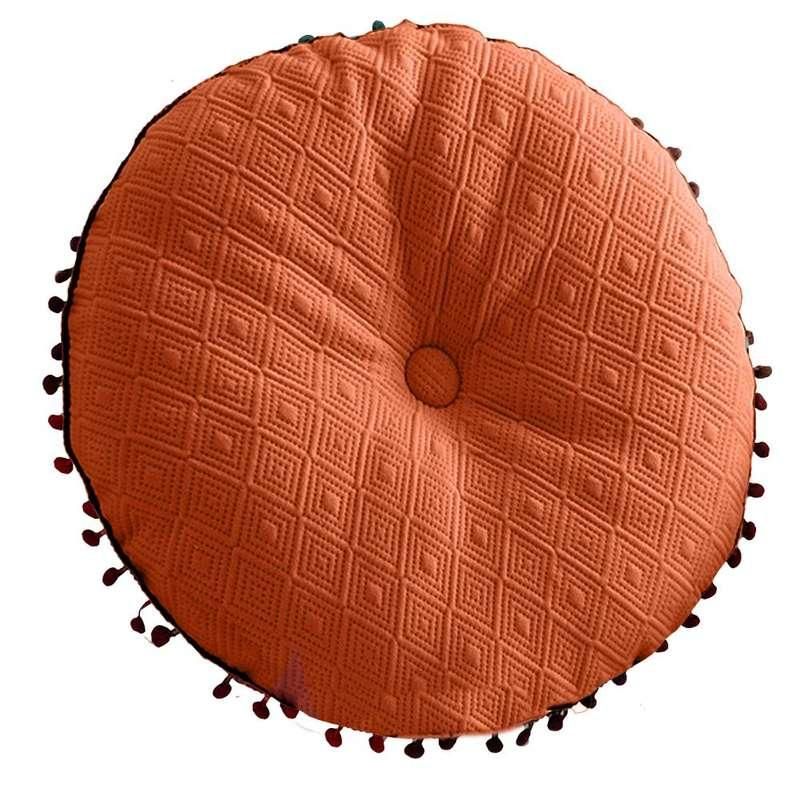 Round Tassel Throw Pillow