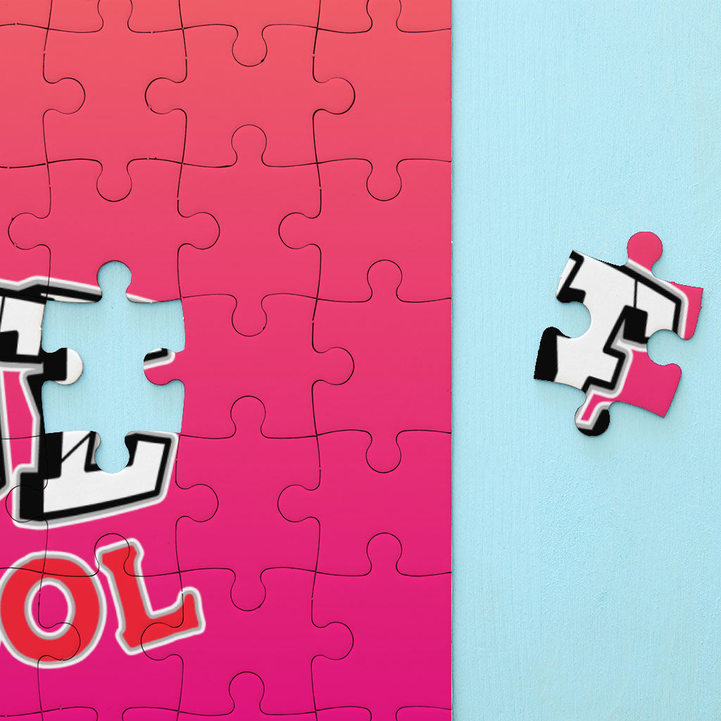 I Hate School Puzzles - Printed Jigsaw Puzzle - Cool Trendy Puzzles