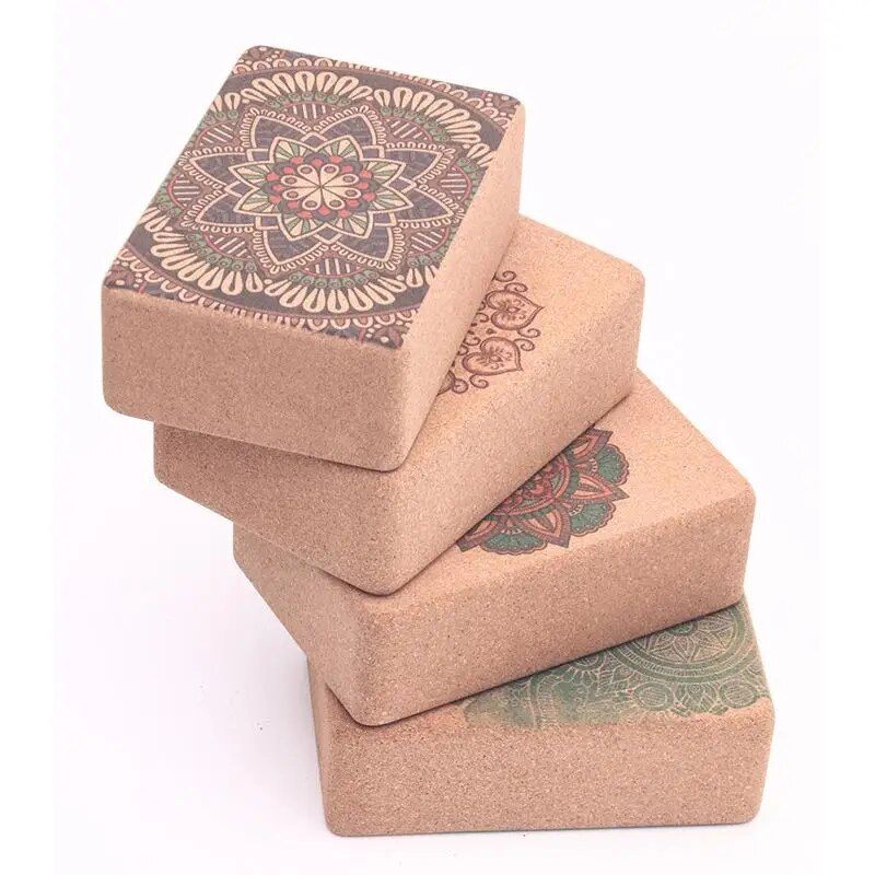 Upgrade Your Yoga Practice with 1Pc Cork Yoga Block