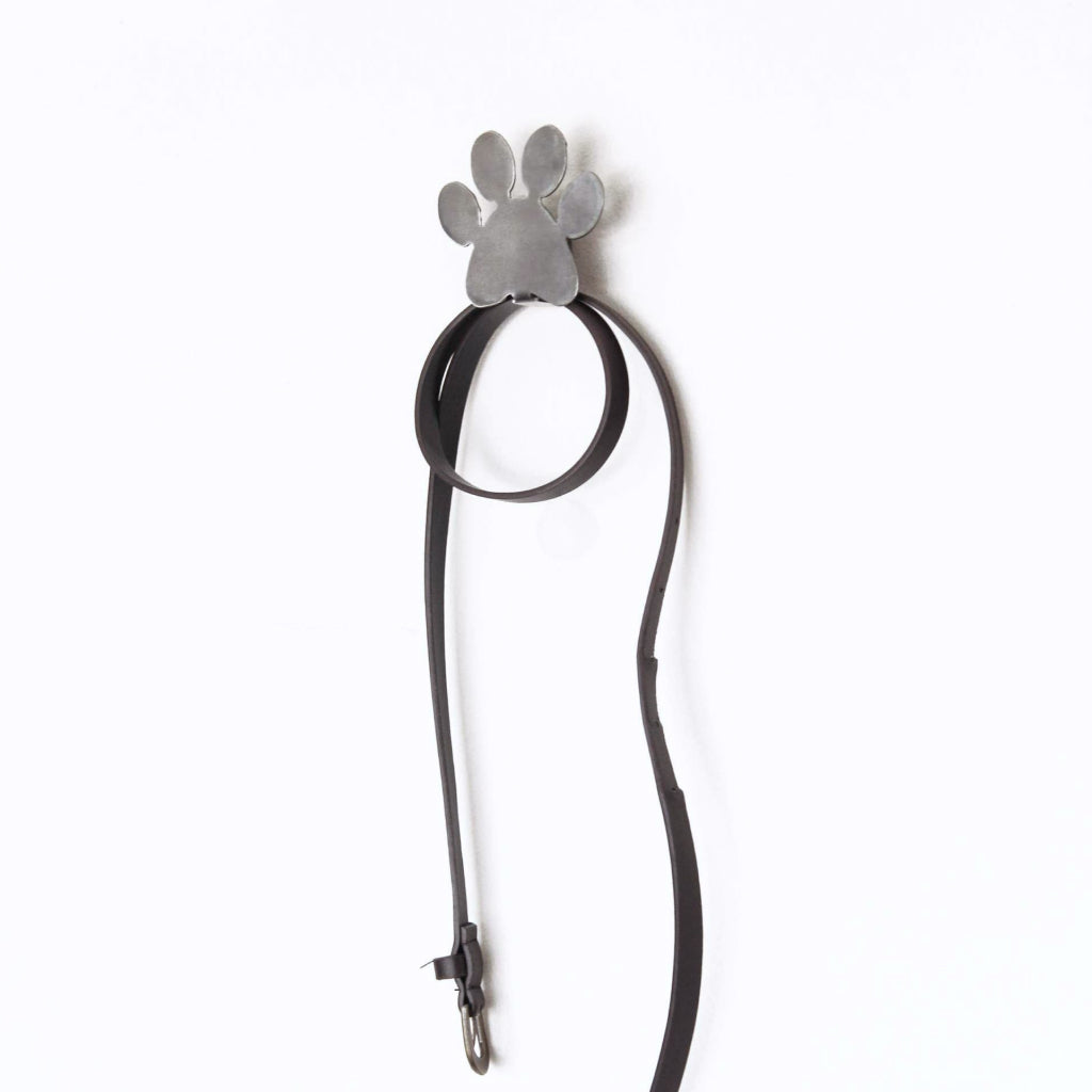 Paw Print Dog Leash Holder