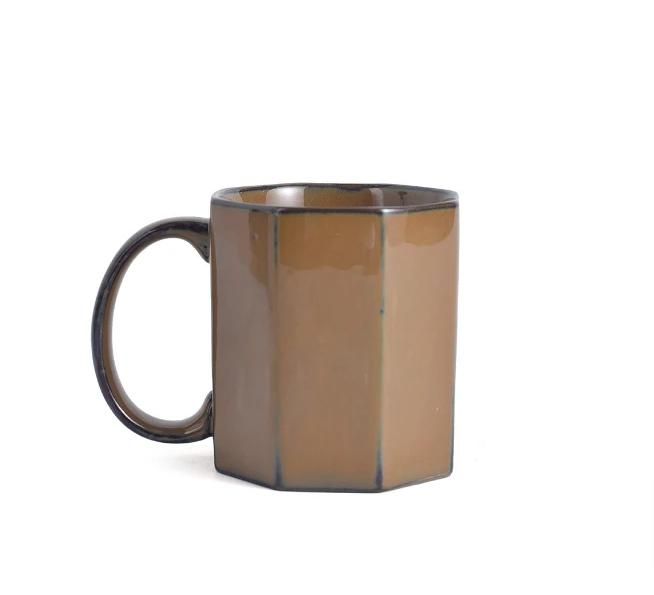 Classic Nordic Ceramic Coffee Mug 350ml - Handcrafted Porcelain Cup for Home & Office