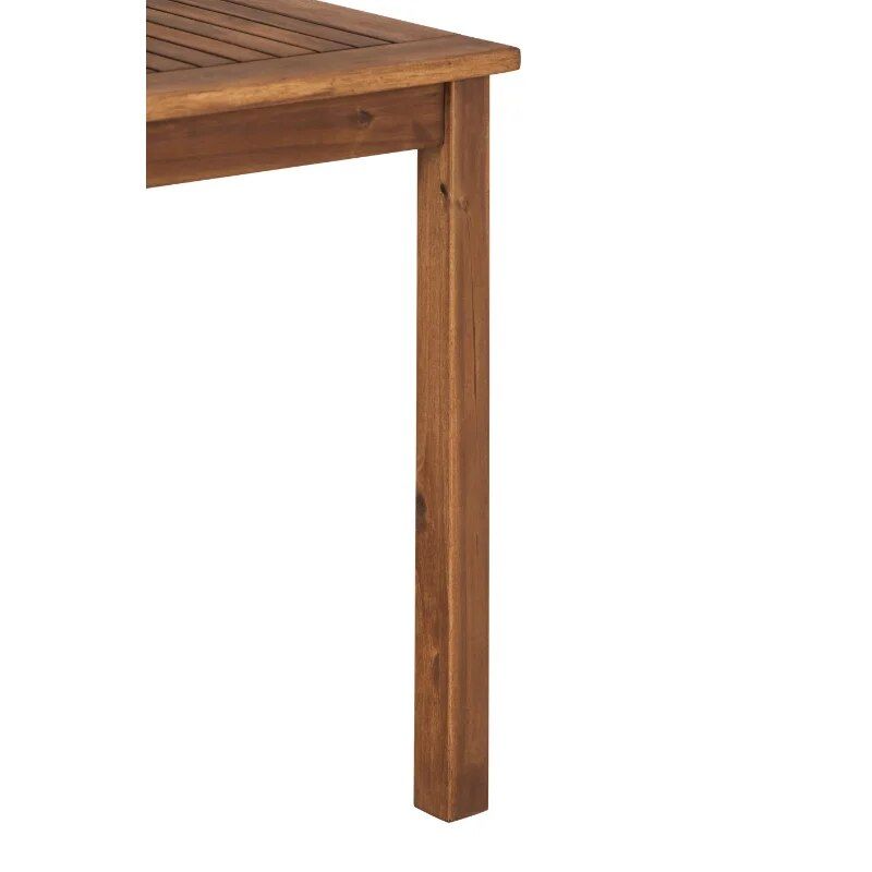 Acacia Wood Rectangular Patio Dining Table