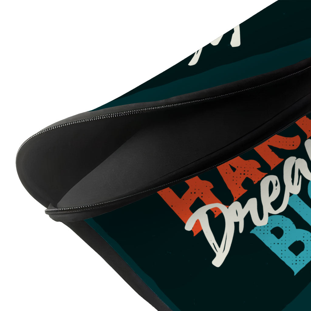 Work Hard Dream Big Dell 16" Two-Sided Sleeve - Motivational Laptop Sleeve - Cool Laptop Sleeve with Zipper