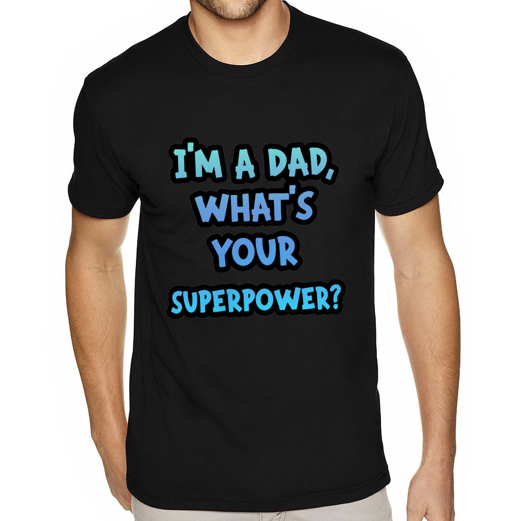 Dad Design Sueded T-Shirt - Trendy T-Shirt - Printed Sueded Tee