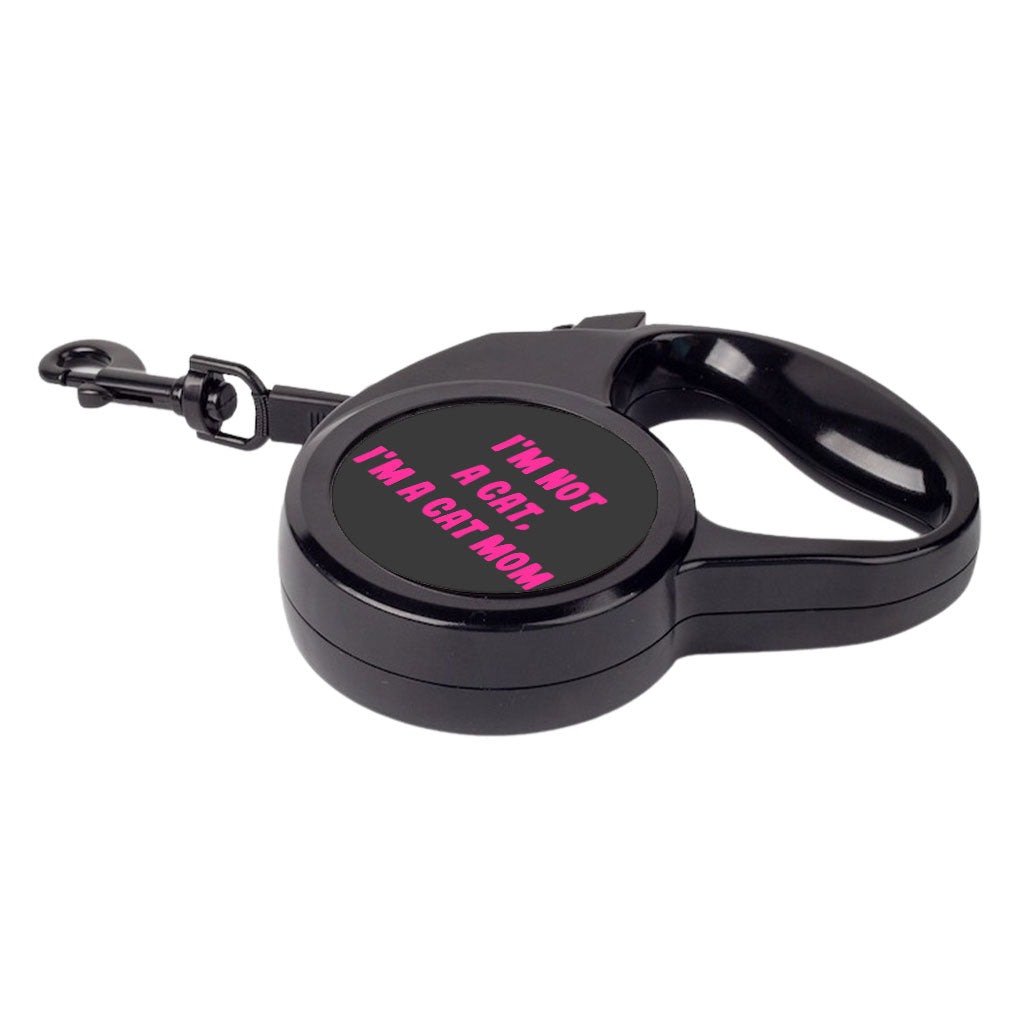 I'm Not a Cat Retractable Pet Leash - Cute Leash - Printed Dog Leash