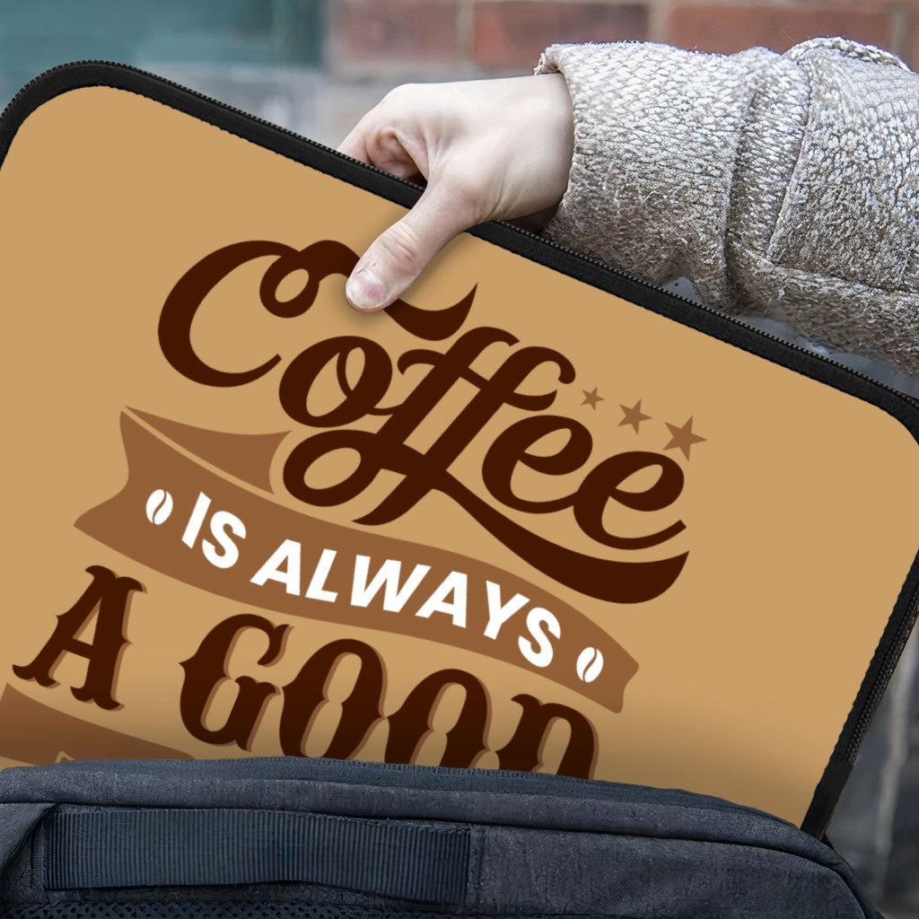 Coffee iPad Sleeve - Creative Tablet Sleeve - Themed Carrying Case