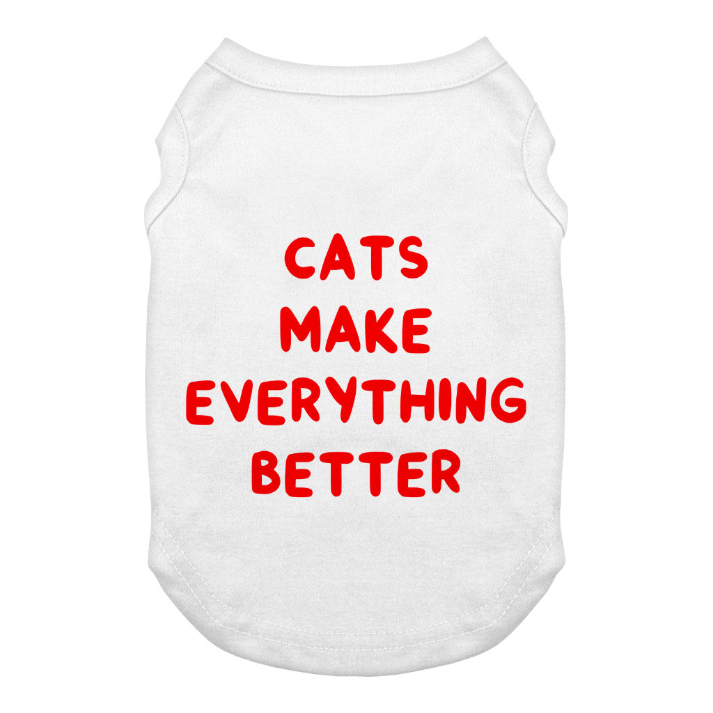 Cool Funny Dog Tank - Funny Cat Quote Dog T-Shirt - Cute Dog Clothing