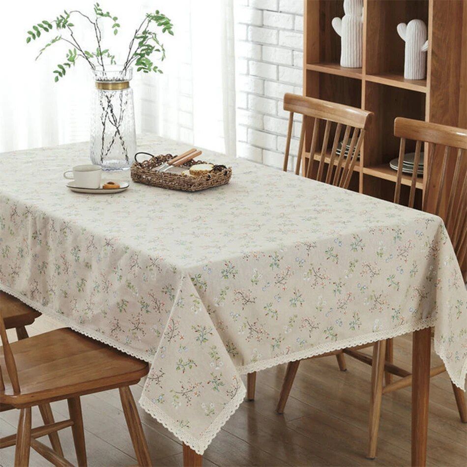 Elegant Bloom Lace Tablecloth