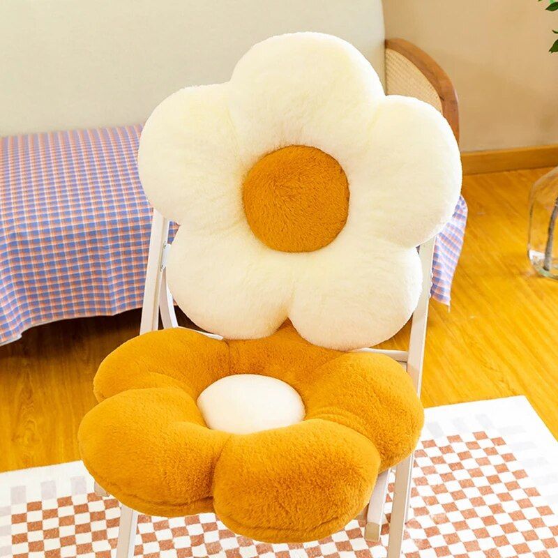 35cm Stuffed Daisy Flower Seat Cushion