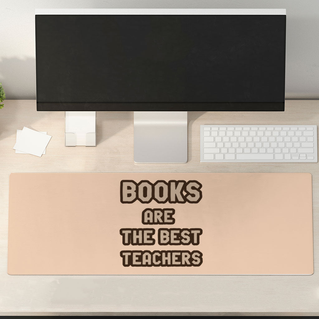 Book Themed Desk Mat - Quotes Desk Pad - Cool Print Laptop Desk Mat