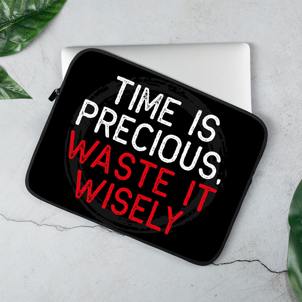 Printed Quote MacBook Pro 14" Two-Sided Sleeve - Cool Laptop Sleeve - Trendy MacBook Sleeve