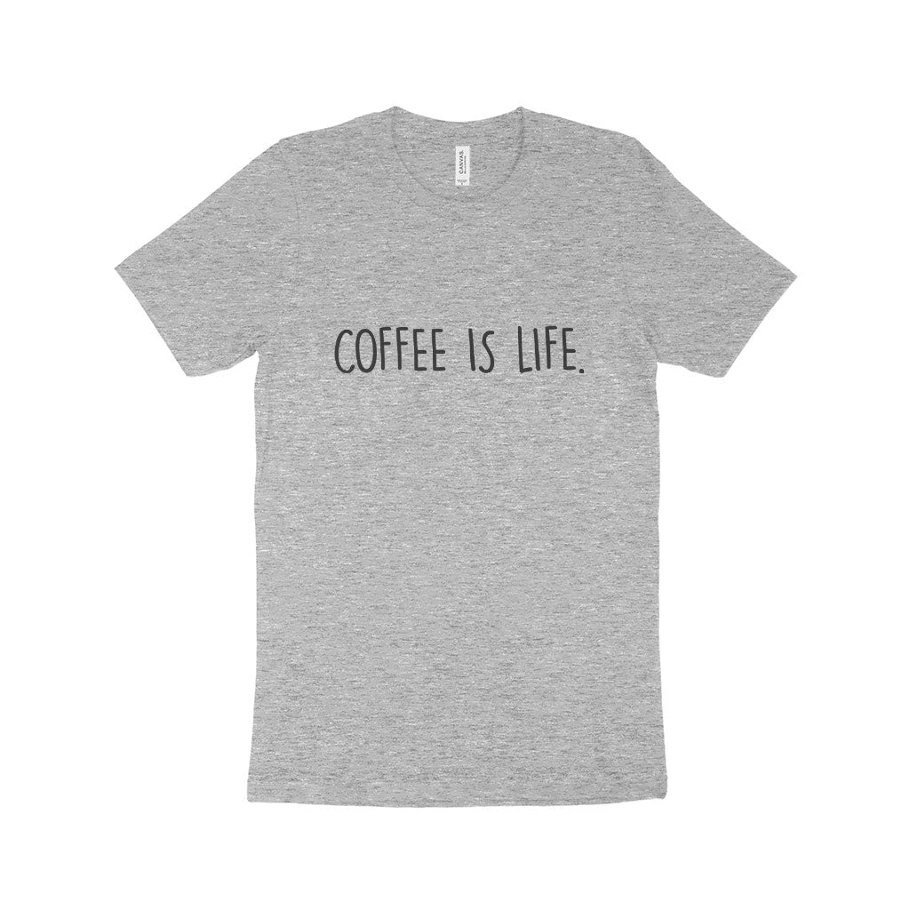 Coffee is Life Unisex Jersey T-Shirt Made in USA