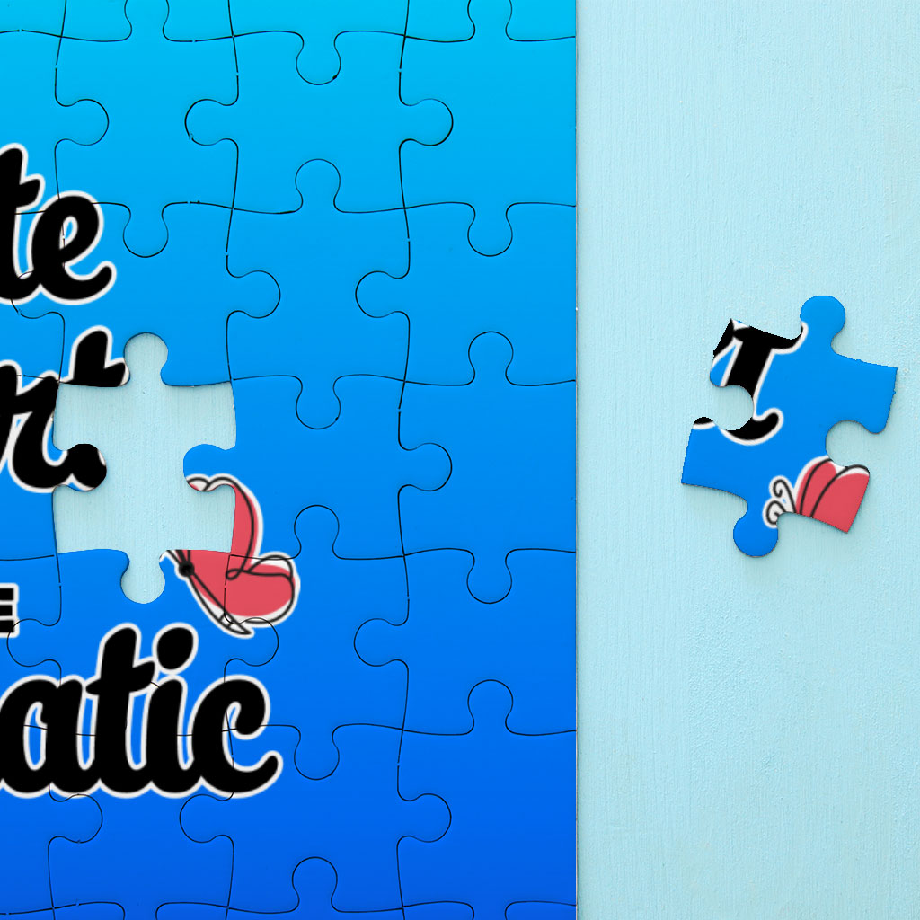 A Little Dramatic Puzzles - Funny Quote Jigsaw Puzzle - Trendy Puzzles