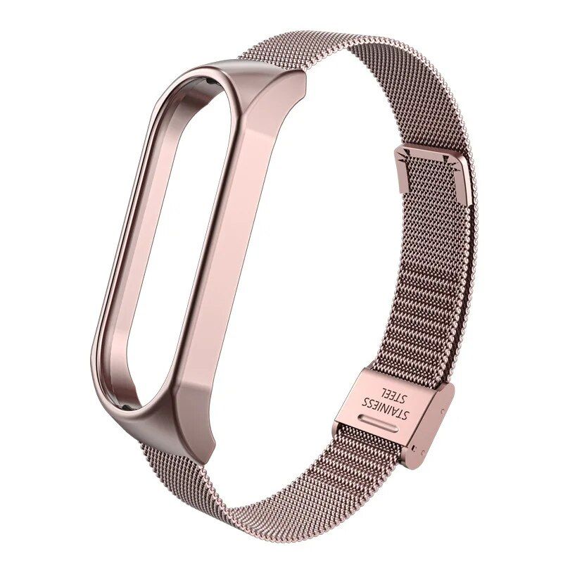 Luxury Milanese Stainless Steel Strap for Mi Band 3/4/5/6