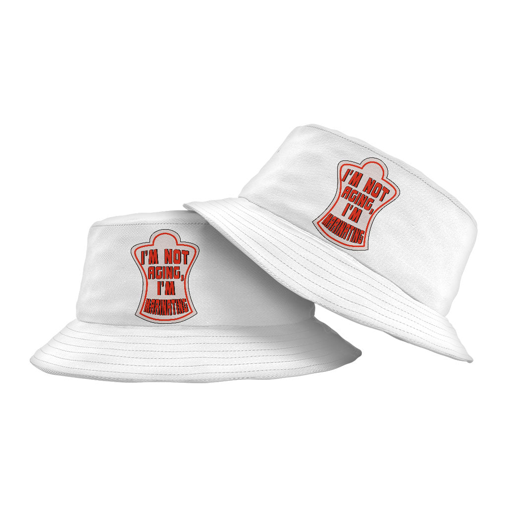 Funny Print Bucket Hat - Best Design Hat - Cool Bucket Hat