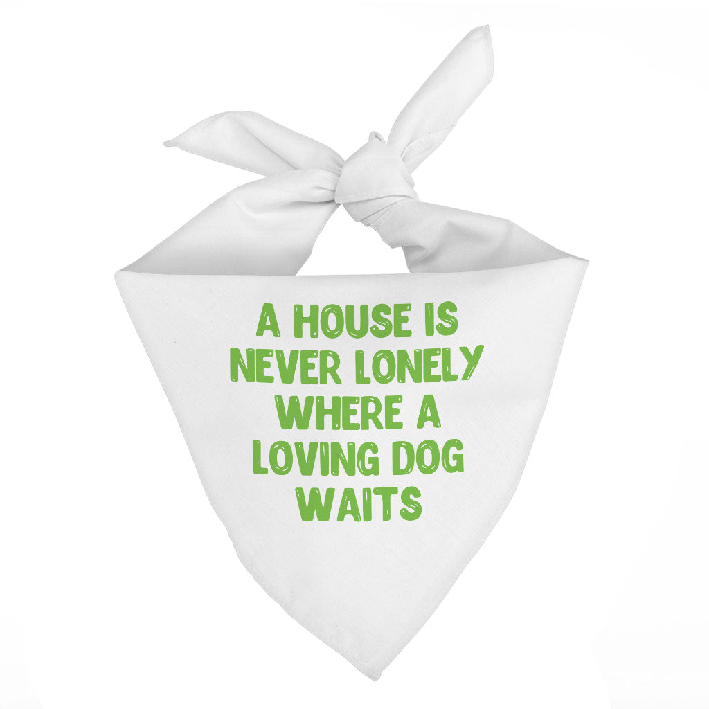 Dog Quote Pet Bandana - Cute Dog Bandana - Creative Pet Scarf