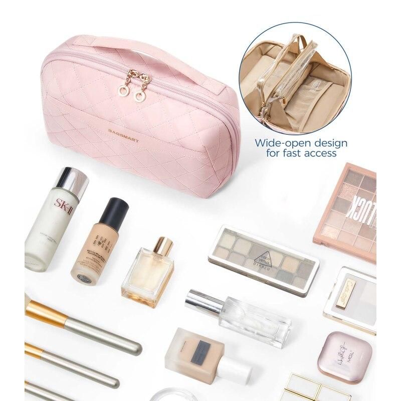 Portable Water-Resistant Cosmetic and Toiletry Organizer Bag