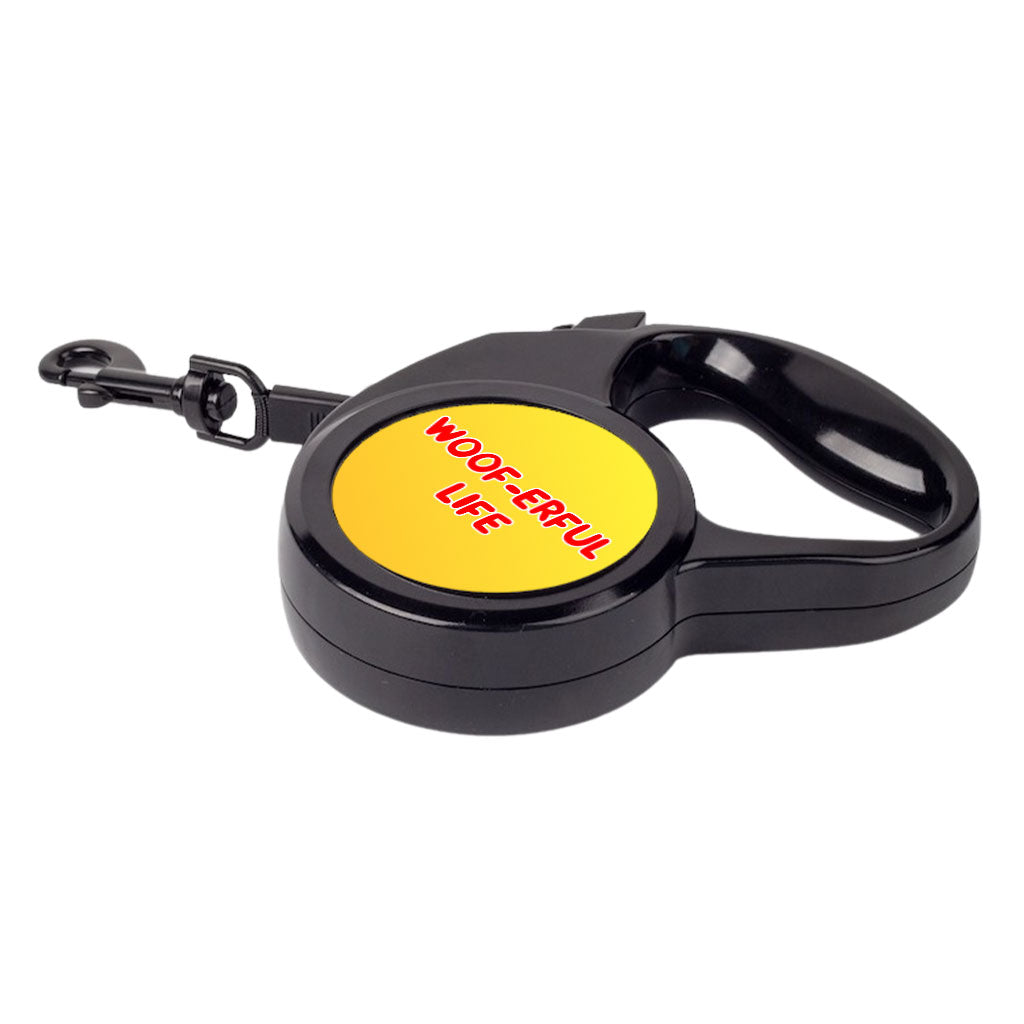 Woof Retractable Pet Leash - Funny Leash - Cool Dog Leash