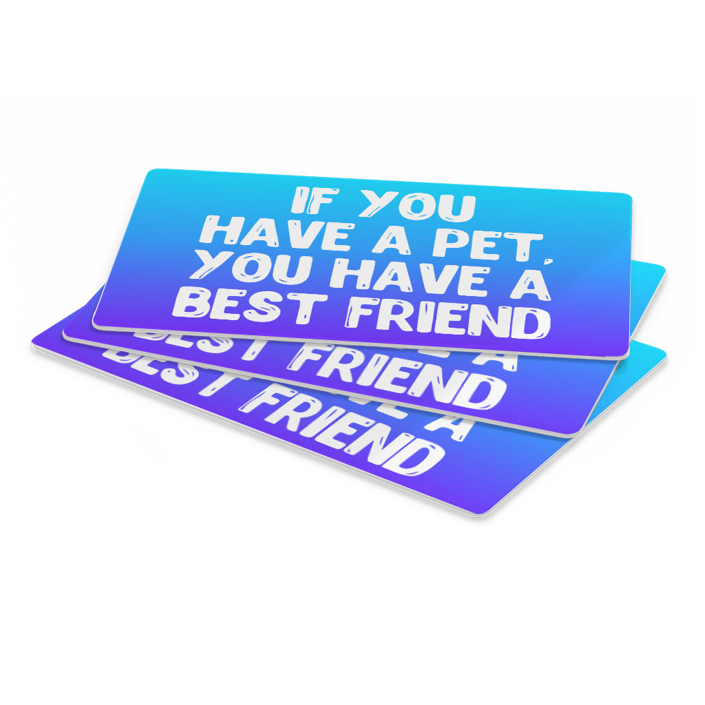 Cute Design Pet Food Mat - Quote Anti-Slip Pet Bowl Mat - Best Print Pet Feeding Mat