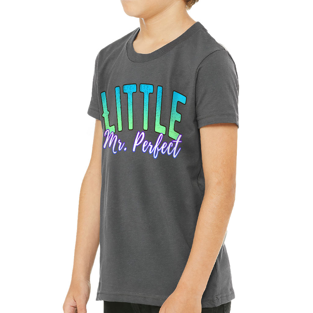 Mr Perfect Kids' T-Shirt - Funny T-Shirt - Cool Design Tee Shirt for Kids