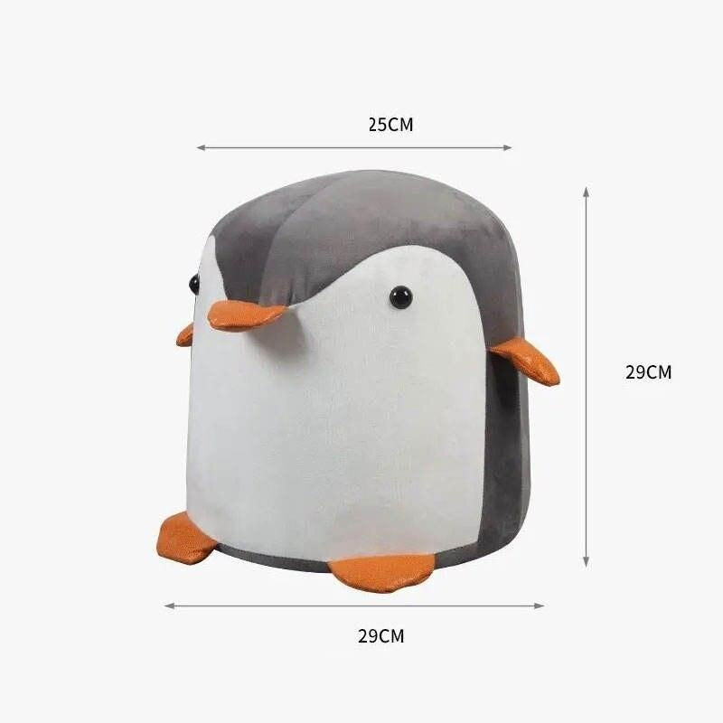 Charming Penguin Cartoon Stool