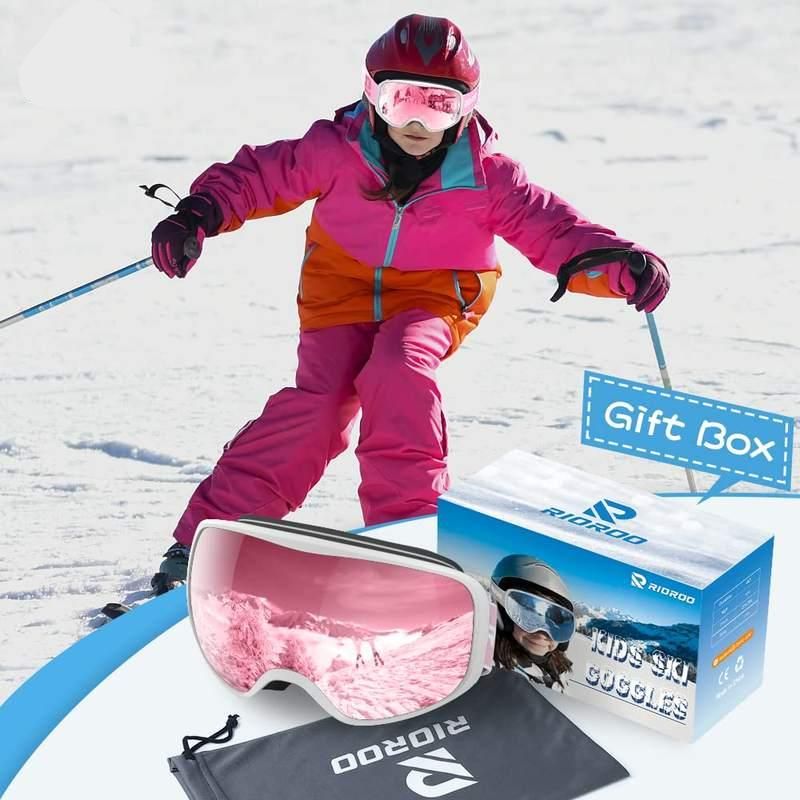 Kids Ski Goggles - Snowboard Sunglasses for Children