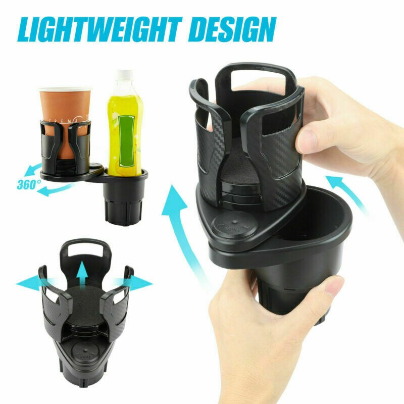 Car Drinking Bottle Holder 360 Degrees Rotatable Water Cup Holder