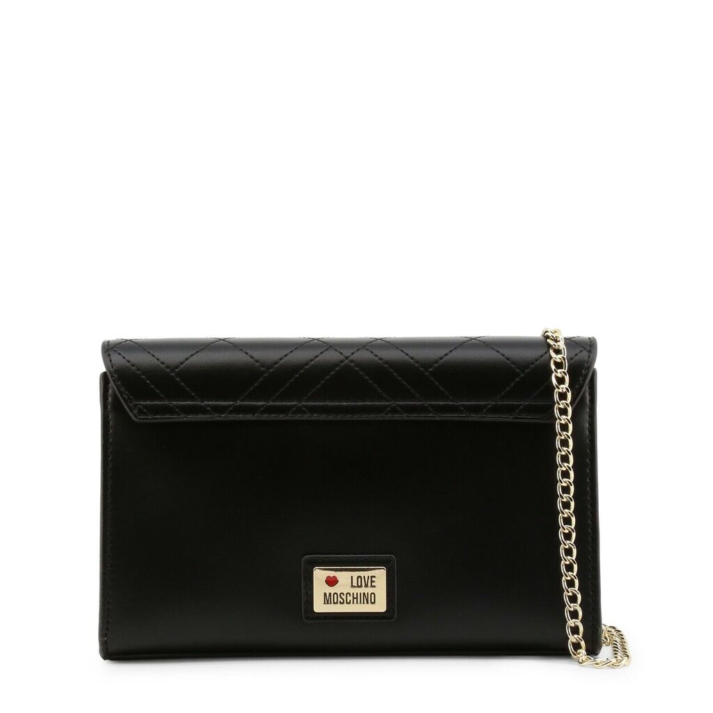 Love Moschino Black Heart Crossbody Bag