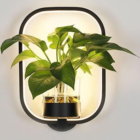 Minimalist Nordic LED Plant Wall Lamp