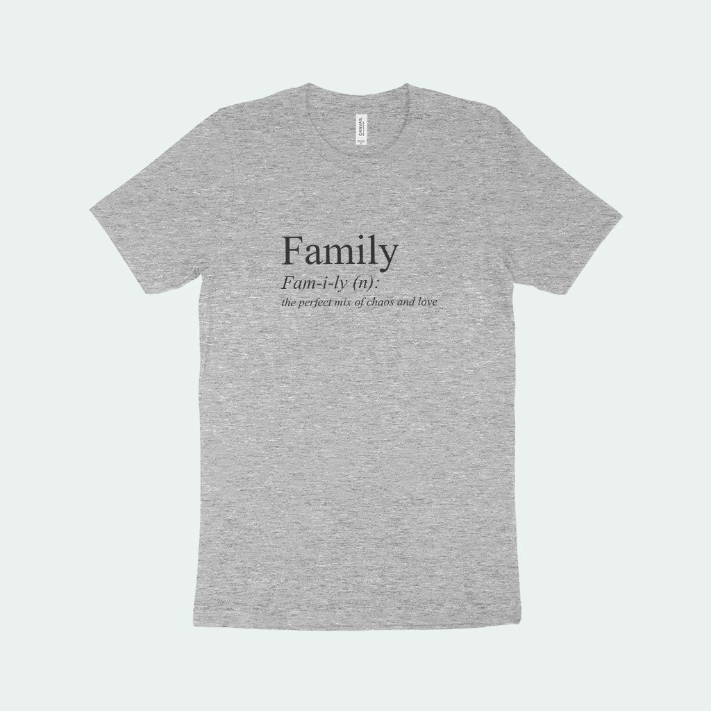 Family Definition Unisex Jersey T-Shirt Made in USA