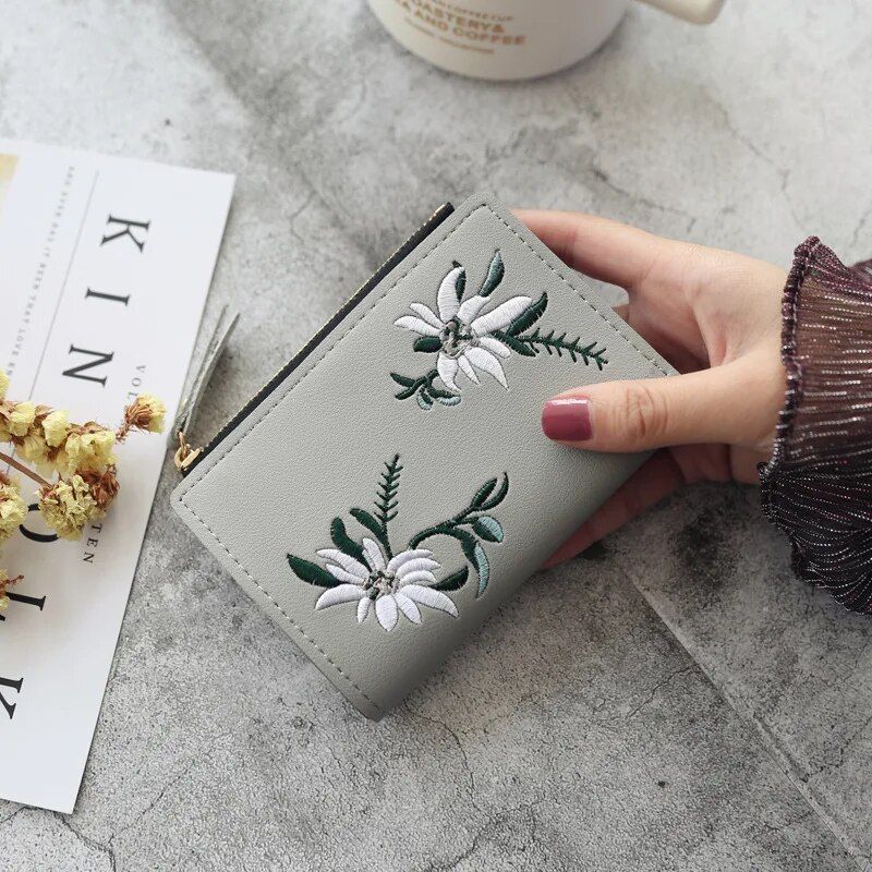 Floral Print Fashion Wallet