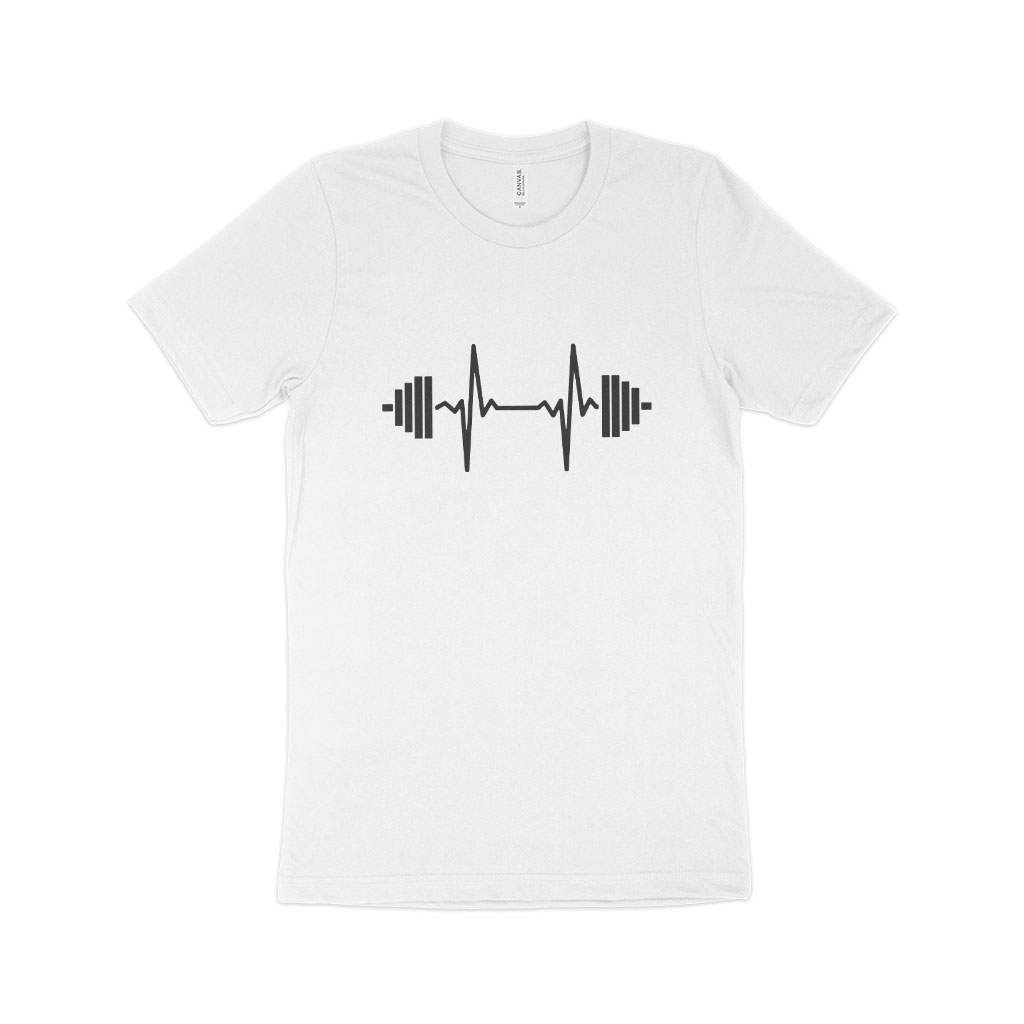 Barbell Unisex Jersey T-Shirt Made in USA