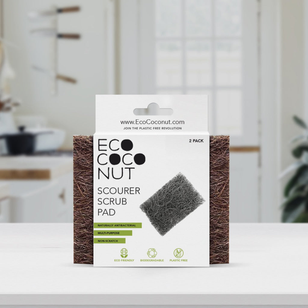 EcoCoconut 2 Pack Scrub Pads