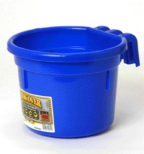 Miller Mfg Co Inc Hook Over Feed Pail- Blue 8 Quart - CPHBLUE