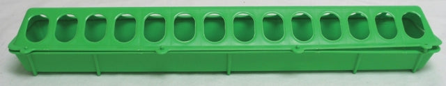 Miller Mfg Co Inc Flip-top Poultry Feeder- Lime Green 20 Inch - 820LIM