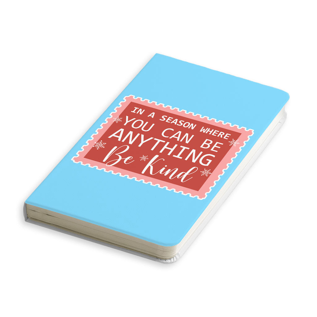 Be Kind Journal - Christmas Quotes Notebook - X-mas Journal